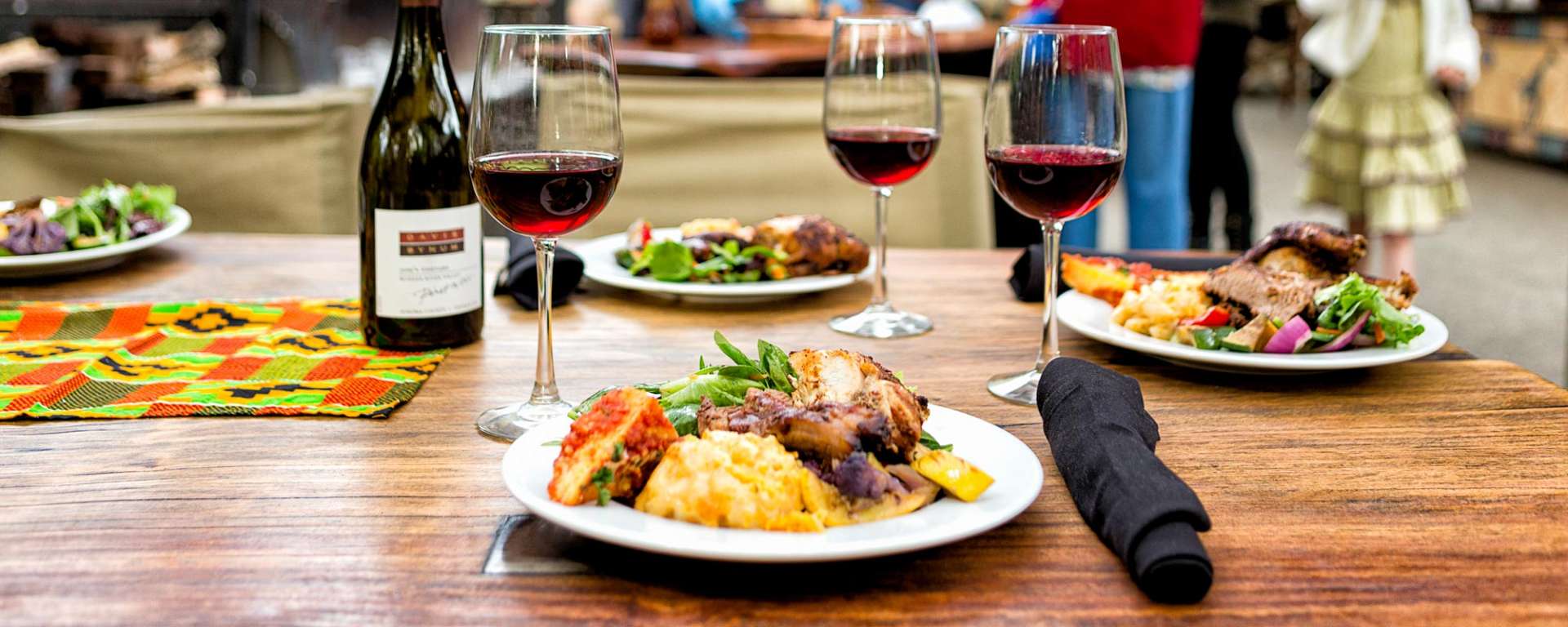 Dining at the Savannah Cafe