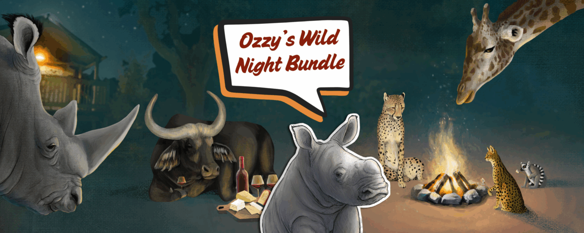 Ozzy the rhino's Wild Night Bundle